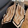 Large square scarf silk scarf women's new versatile spring and autumn winter high-end mother scarf shawl with shirt