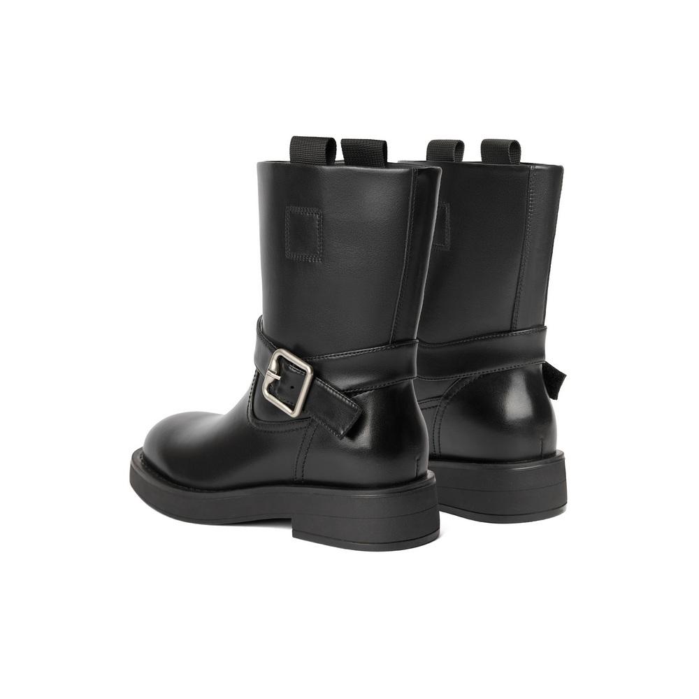 Belle Fashion Versatile Casual Boots for Women 2024 Winter New Comfortable Slimming Short Boots