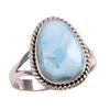 Кольцо в подарок из стерлингового серебра 925 пробы с драгоценным камнем ларимаром Natural Republic S.8 o8Z52