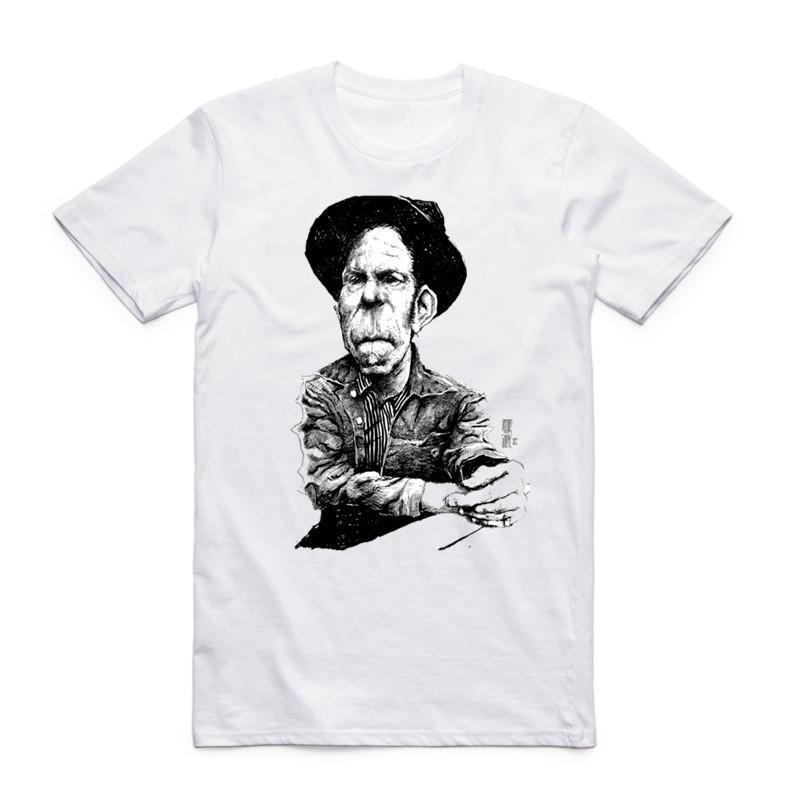 2019 Tom Waits Fashion Unisex T Shirts Summer Cool O-neck Short Sleeve T-shirt Casual Fitness Polyester Clothing Hot