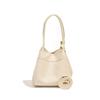 Large Capacity Fashion Texture Simple Shoulder Messenger Bag Women's 2025 Spring New Versatile Bucket Bag Tide