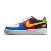 Кроссовки детские UNO x Nike Air Force 1 Low GS 50-летие Белый Желто-лимонный Университетский красный DO6634-100