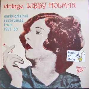 LP Record LIBBY HOLMAN - Vintage Libby Holman TT212 Take Two Record 1978 US Jazz Used