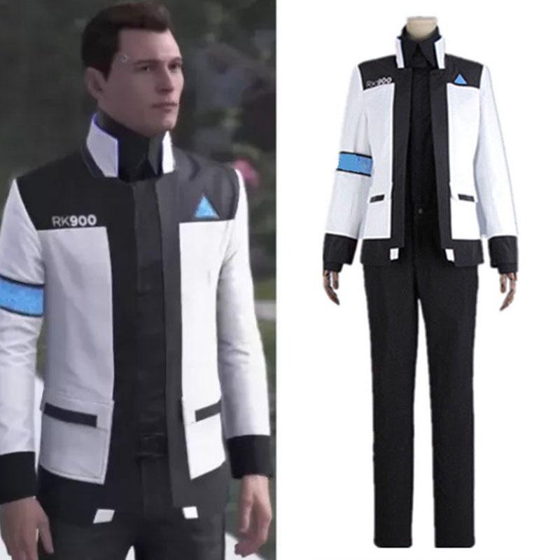 Роскошные куртки Detroit Become Human Connor Rk900, униформа, костюм для косплея, полный комплект, идеально подходит для Хэллоуина и вечеринок