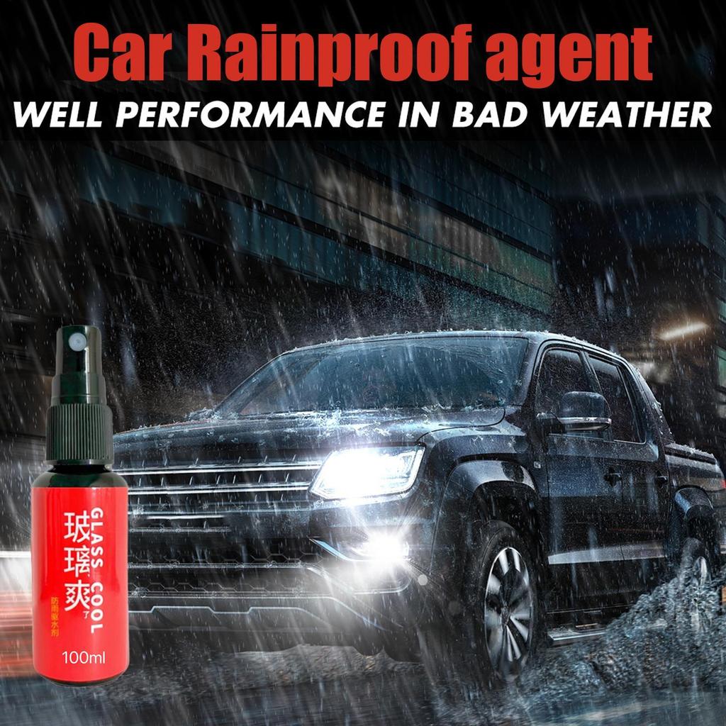 Car Waterproof Spray Effective Glass Anti-Rain Agent Vehicle Rainproof Spray Wear-Resistant Mirror Nano Coating For Automobiles