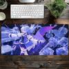 Large Mouse Pad Hoshimachi Suisei Anime Computer Notebook Hololive Gaming Setup Accessories Mouse Mat Non-slip Keyboard Desk Pad