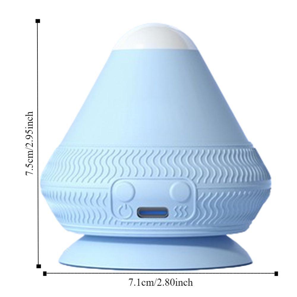 Vibrate Adsorption Type Massager Ball Electric Acupoint Massager Silicone Massage Cone  Home Use