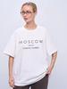 Oversized T-Shirt with MOSCOW Print