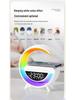 3401 Bluetooth-колонка: Многофункциональный ночник с будильником и беспроводной зарядкой