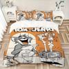 3pcs Happy Tom & Jerry Printed Bedding Set, Soft and Comfortable Quilt Cover for Bedroom, Guest Room (1 Duvet Cover + 2 Pillowcases, Pillow Core Not I