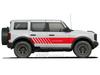 Наклейки на автомобиль Bronco Mustang: Полоска, линия талии и боковые украшения юбки