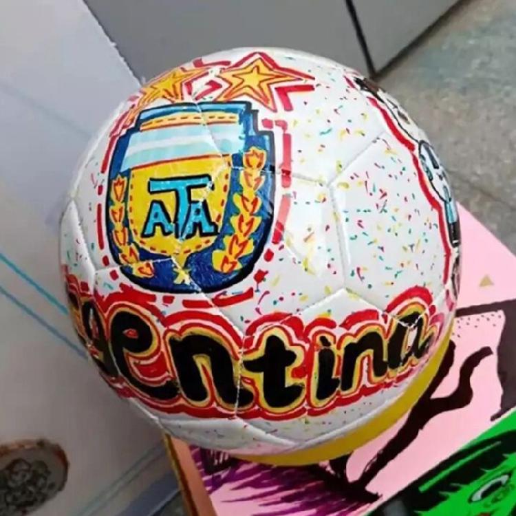 Doodles Football White Football Crafts Painting White Football Drawing Soccer Drawing Soccer Unpainted Football Model