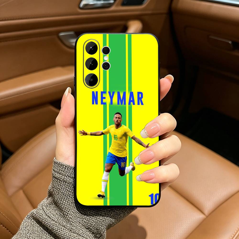 10-N-Неймар Футбольный Чехол Для Телефона Для Samsung S25,S24,S21,S22,,Plus S23,S30,Ultra,S20,Fe,Lite,Черный Мягкий Силикон