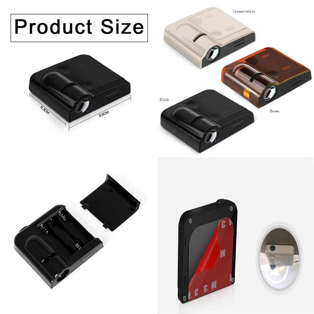 Wireless Led Car Door Welcome Projector Lamp With Kia Logo For Enhanced Night Safety And Style
