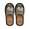 Летние тапочки FASPROJECT с бамбуковой стелькой и дизайном в виде черепа, размер нет, для помещений, японский стиль, крутые, для мужчин и укиё-э (Мужская L/Soma Omiyari),