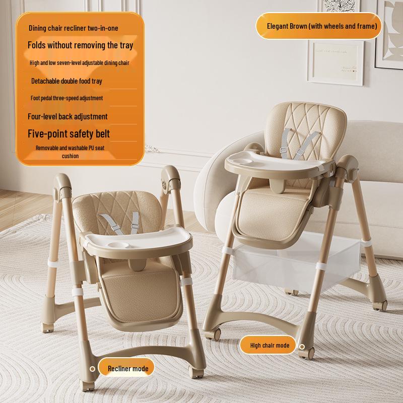 Многофункциональный портативный детский стульчик для кормления и набор обеденного стола