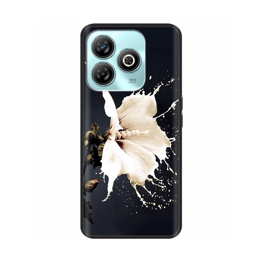 Чехол для ZTE Blade A75 Задняя крышка для ZTE Blade A75 4G Черный Мягкий Силикон Защитные Чехлы для Телефона на BladeA75 A 75 2024 Coque