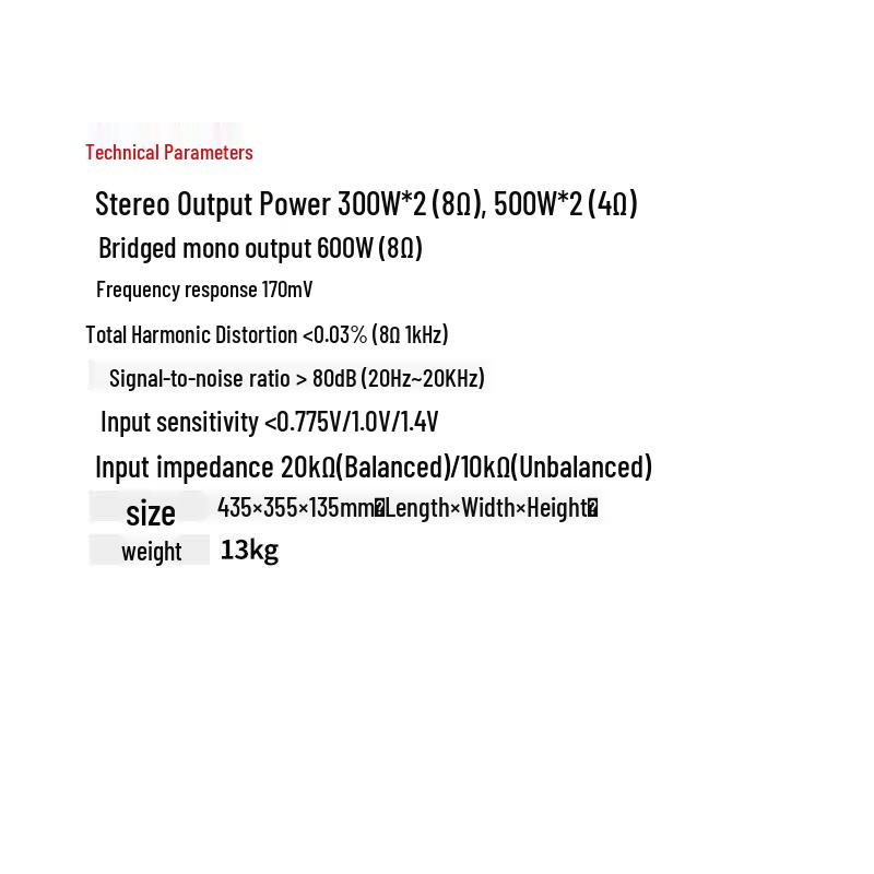 HDCON HT-BM300 Двухканальный Интегральный Усилитель 300 Вт (Китайская версия)