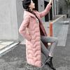 Women's Winter Long Wadded Jacket Female Plus Size Solid Color Hooded Cotton-padded Clothes Casual Loose Warm Down-filled Coats
