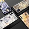 Стеклянный чехол для Samsung Galaxy A52 A71 A50 A51 A70 A21s A31 A72 A10 A12 A30 A22 5G, чехол для телефона с рисунком астронавта