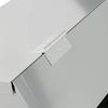 Rabbit Feeder Silver 33.5 x 25.5 x 45.5 cm Galvanized Steel