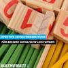 MATHEMATIX Счетные палочки Деревянные счетные палочки Математическая обучающая игрушка для изучения чисел