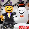 Хэллоуин Вечеринка Гигантские Фольгированные Шары Надувные Игрушки Декор Тыква Солдат Ведьма Призрак Скелет Жнец Алюминиевый Стоячий Шар