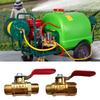 Agricultural Sprayer Brass Ball Valves Switches With Ergonomic Grip High Efficiency Plunger Pump Valves For Farm Irrigation