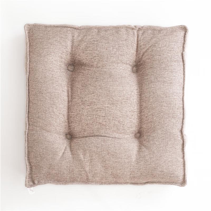Solid Color Square Thickened Seat Cushion