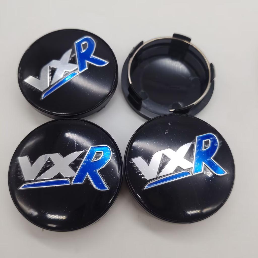 4Pcs/set 58mm With Vauxhall VXR Sticker Car Wheel Center Cap Rim Hub Caps Dustproof Cover Modification Replacement Accessories