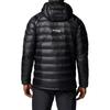 Columbia Arctic Crest™ Down Hooded Waterproof Stain-Resistant Zip-Up Long Sleeve Jacket Men jackets Black WO8937