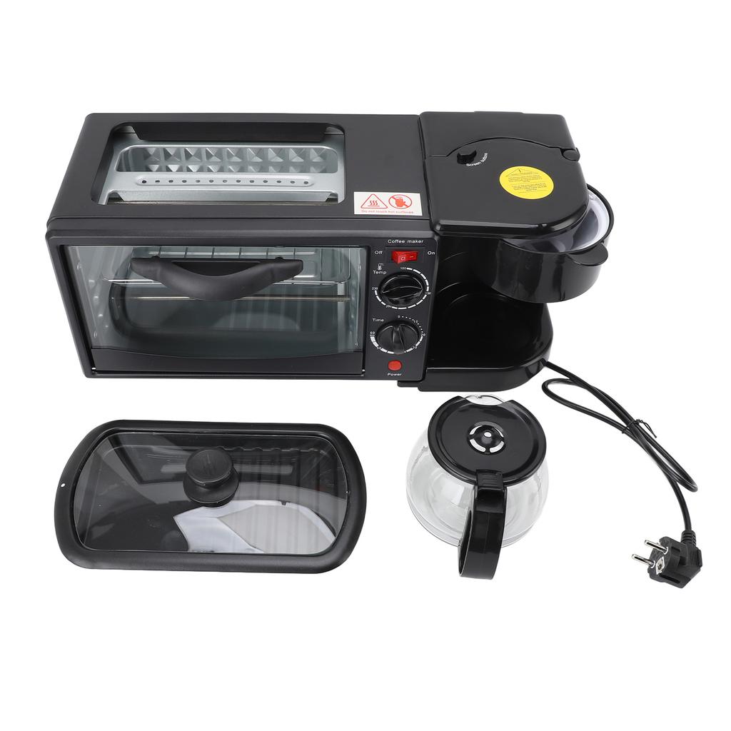 3 в 1 многофункциональная домашняя станция для завтрака тостер электрическая печь для завтрака для кухни США