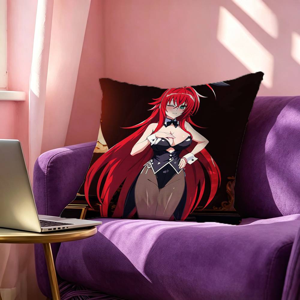 High School DxD Акено Химеджима Лазерный Квадрат Двусторонняя печать Наволочка Спальня Прикроватная Подушка Чехол для Подушки на Диван
