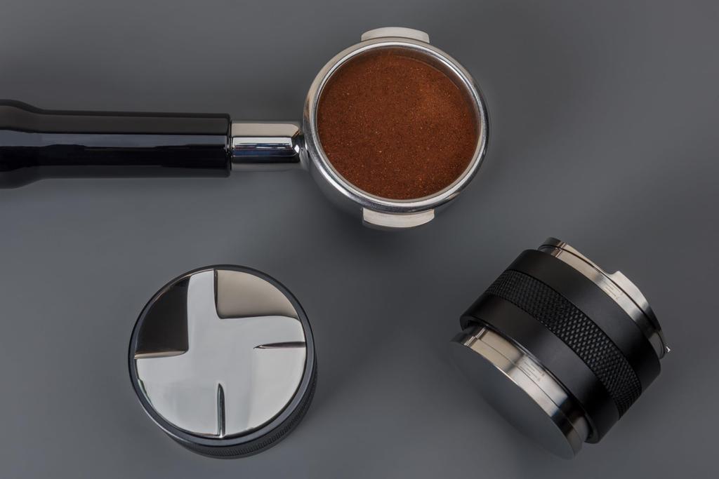 La mellow Distributor Tamper 2-in-1 Stainless Steel (58mm)