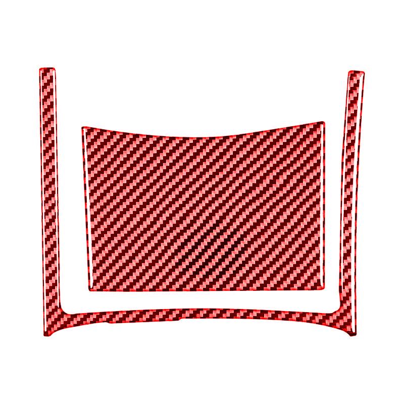 Carbon Fiber Car Central Control Storage Box Panel Cover Decoration Sticker For Nissan X-TRAIL 2014-2018 Interior Accessories