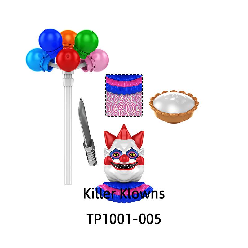 TP1001 Убийственные Клоуны Фигурки Модели Строительные Блоки Набор MOC Кирпичей Подарки Игрушки