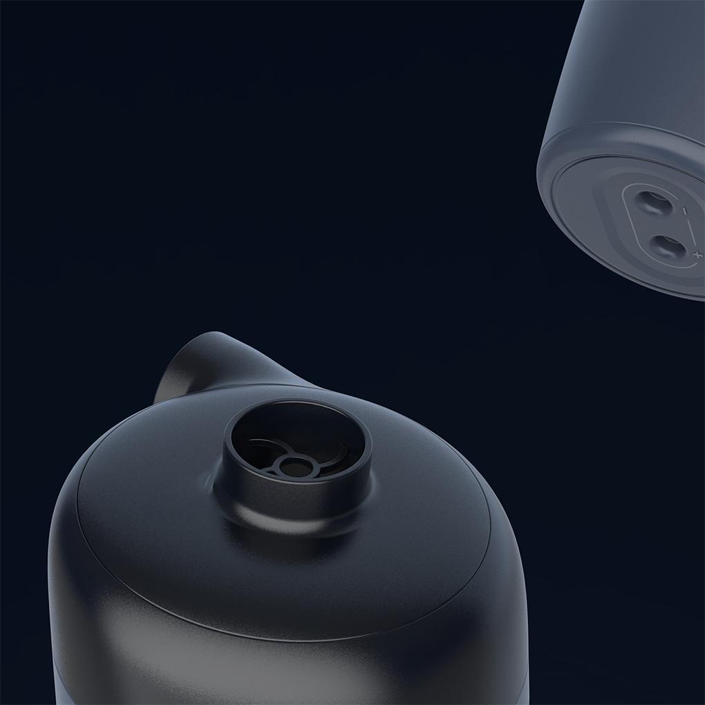 Черный портативный и эффективный электрический воздушный насос для доски с веслом с насосом для накачивания и сдувания доски с веслом 2 в 1