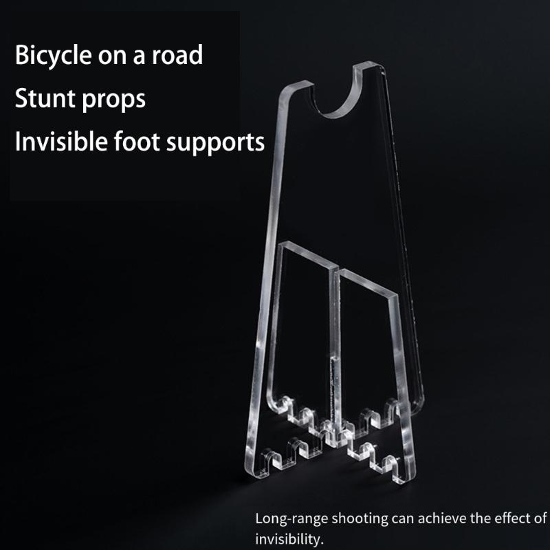Clear Acrylic Bike Parking Rack Portable Floor Stand Display Repair Rack For Secure Parking Cycling Accessories