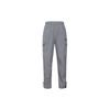 Solid Color Letter Mid Waist Multi Pocket Elastic Straight Leg Cargo Pants Men Pants Cool-Gray FJ5260-065