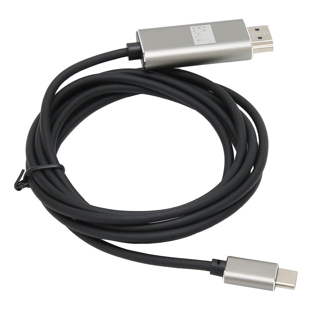 Адаптер-кабель TypeC на HD Multimedia Interface, 1,8 м, для ноутбука, телевизора, проектора, линия HD-преобразования