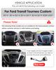 9" Android 15 4G+64G Car Stereo Carplay Android Auto GPS Wifi RDS Bluetooth For Ford Transit Custom 2012-2021 Touchscreen 2Din