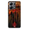 Чехол для телефона - MANIACASE - Xiaomi Redmi Note 13 4G - Силикон TPU - Черный - Очень странные дела Сезон 4