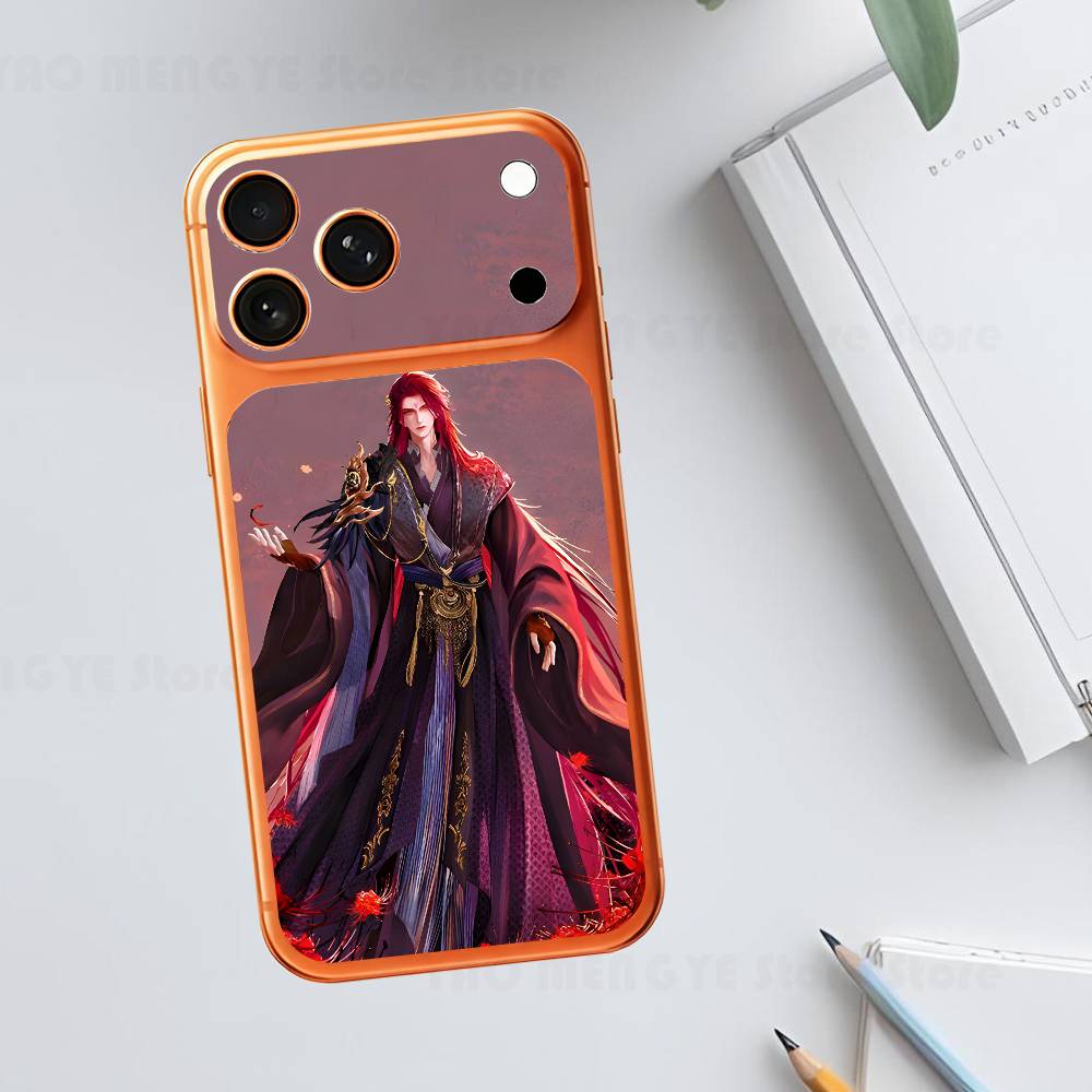 Wang Lin Xian Ni Anime For Iphone 17 Pro ProMax Back Protective Decorative Sticker Back Cover