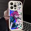 Phone Case for iPhone 17 Air 16E 15 16 Pro Max Blue L-Lock Chigiri Hyoma Cover 14 Plus 13 12 Mini Soft Shell Silicone Fundas