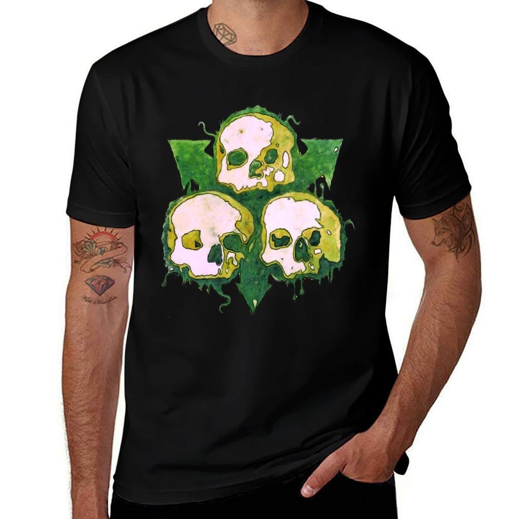 Death Guard Chaos Skulls Tshirt Streetwear Print Tee Shirt