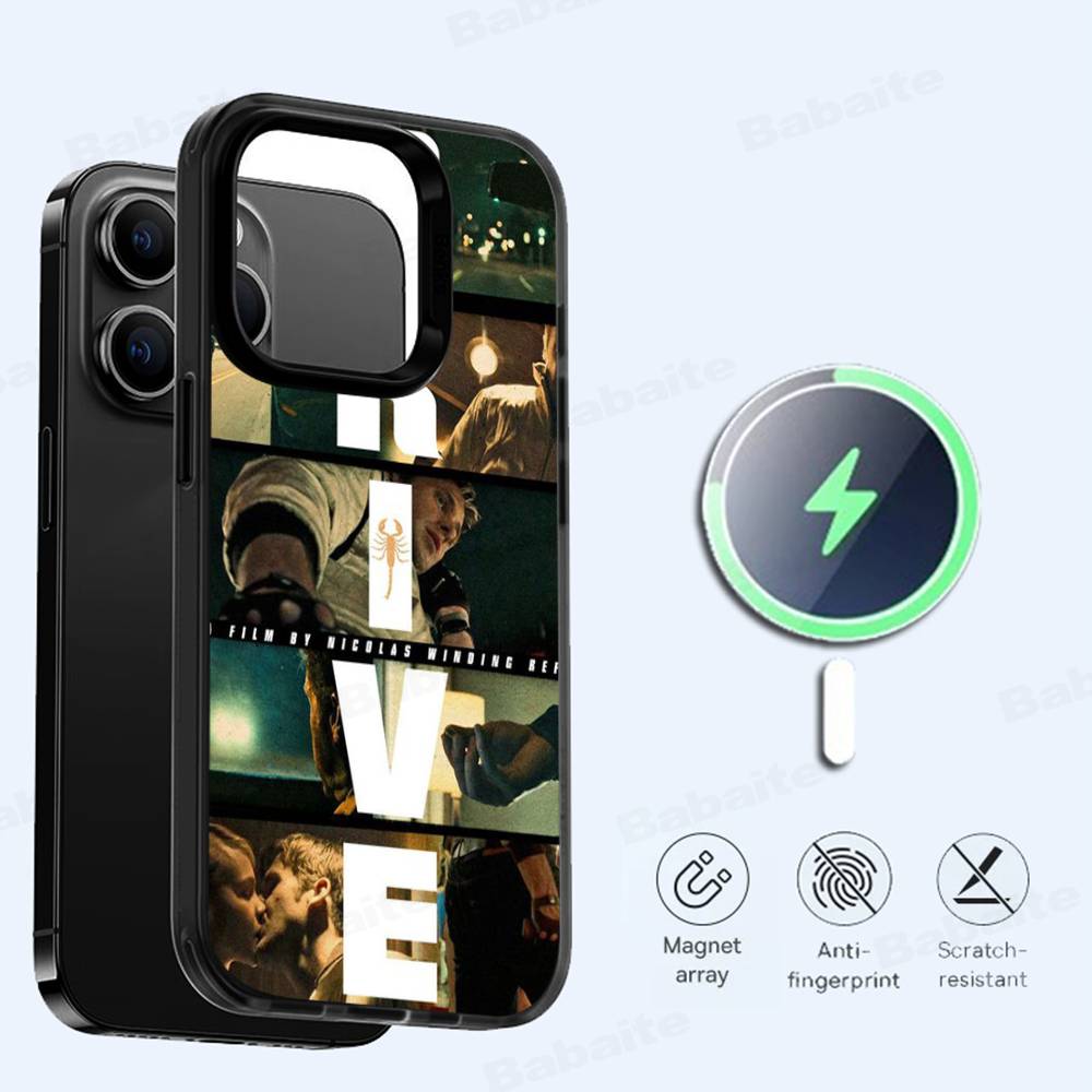 Драйв Райан Гослинг Фильм Для Чехла Телефона Для IPhone 17 Air 16 15 14 13 12 11 Pro Max Plus Для Беспроводной Зарядки Чехол