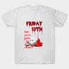 Футболка женская Friday The 13th Harajuku Print Kawaii футболка летняя женская футболка с коротким рукавом топ футболка