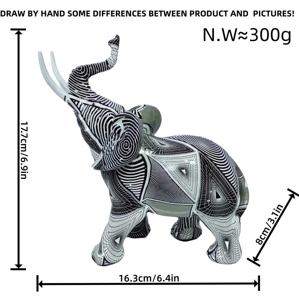 Креативный размер и размер слона украшение для дома гостиная винный шкаф офис украшения искусство смола ремесло