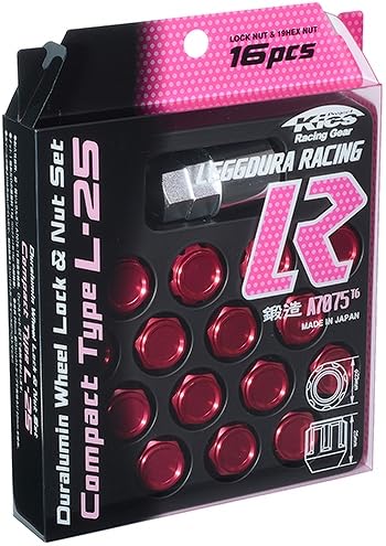 KYO-EI KIL16U LEGGDURA RACING Компактный тип Набор стопорных гаек M12xP1.5 Синий, 16 штук