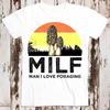 230 Gsm 100% Cotton Milf Man I Love Foraging Magic Mushroom Fungi Best Seller T Shirt Music Retro Top Tee Gift Cool Unisex 8584
